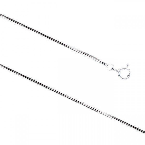 Curb Sterling Silver Chain Small Version