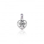 Celtic Knotwork Heart Pendant