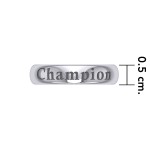 Champion Silver Band Ring