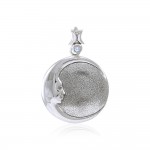 Jessica Galbreth Mother Moon Silver Pendant