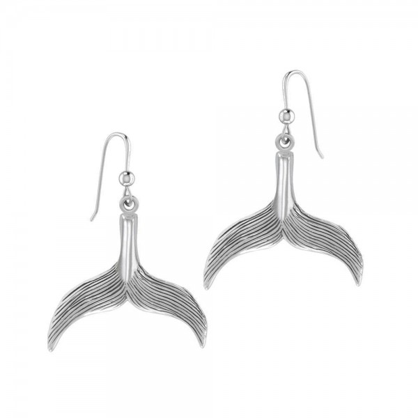 Mermaid Tail Sterling Silver Earrings