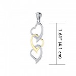 3 Heart Together Pendant