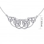 Defined by the ultimate reality ~ Celtic Knotwork Sterling Silver Necklace Jewelry