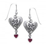 Amy Zerner Cupid Heart Earrings