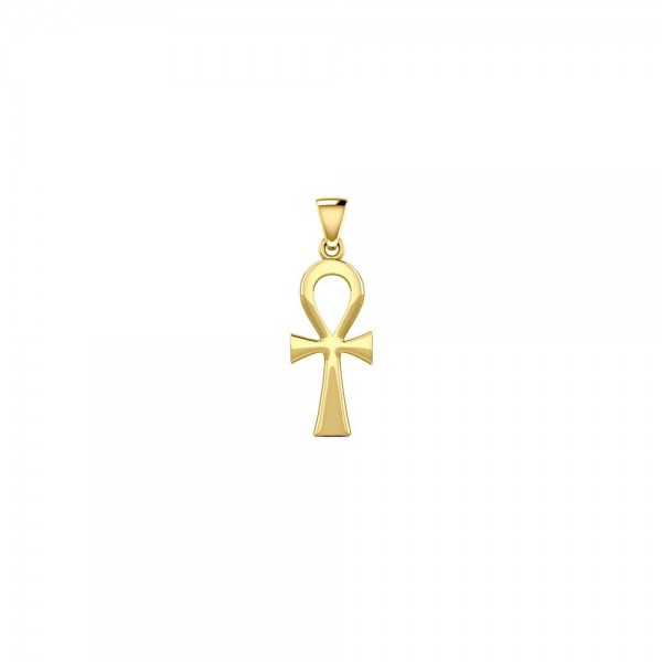 Egyptian Ankh Solid Gold Pendant