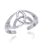 Make every moment special ~ Celtic Triquetra Sterling Silver Bracelet Jewelry