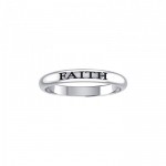 Faith Silver Ring