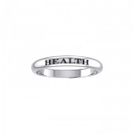 HEALTH Sterling Silver Ring