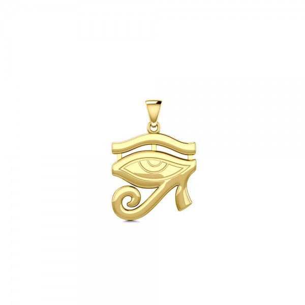 Beyond the symbolism of the Eye of Horus Solid Gold Pendant