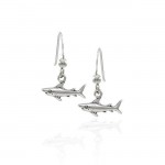 Shark Sterling Silver Earring