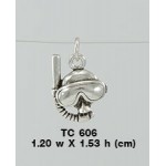 Good vision under the sea ~ Sterling Silver Jewelry Dive Mask Charm