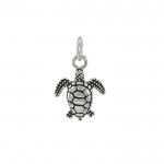 Sea Turtle Silver Charm