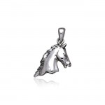 Wild Horse Silver Pendant