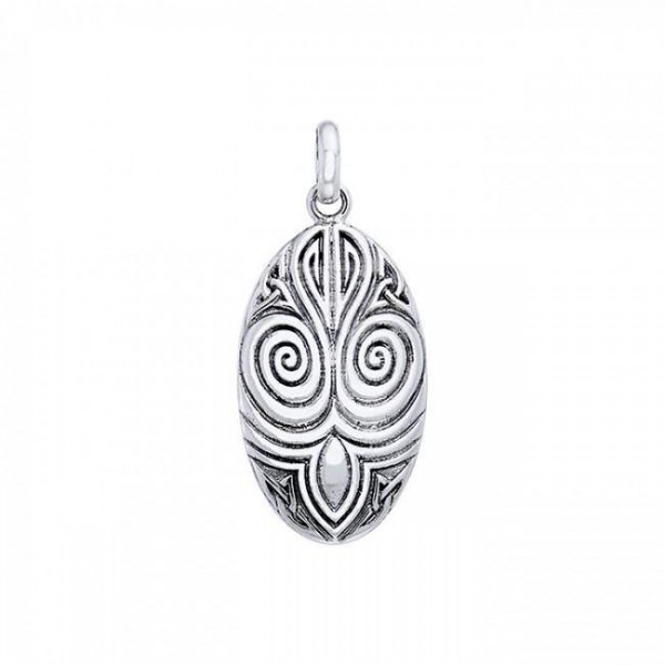 A revered tradition ~ Sterling Silver Celtic Maori Pendant Jewelry
