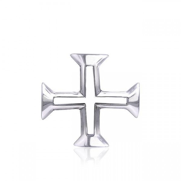 Greek Cross Silver Pendant