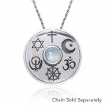 Shield Of Faith Silver Pendant