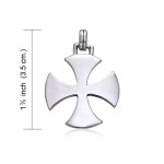 Alisee Cross Of France Silver Pendant