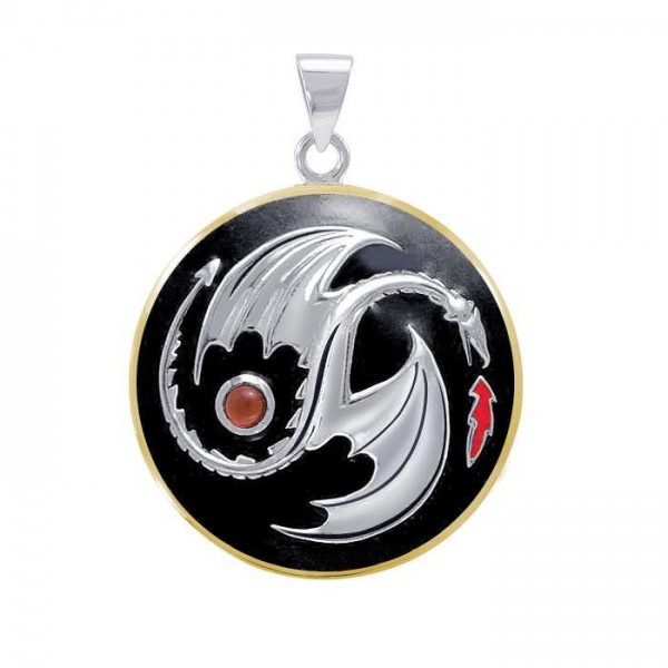 Oberon Zell Yin Yang Dragon Pendant