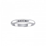 LUCK Sterling Silver Ring