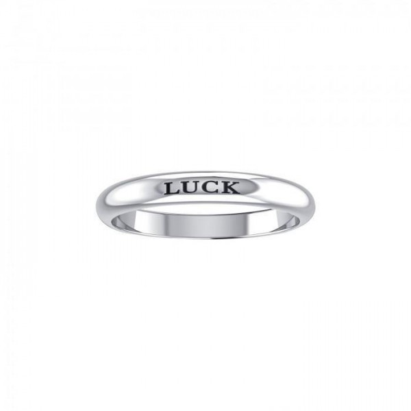 LUCK Sterling Silver Ring