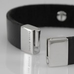 Words That Matter Leather bracelet with Magnetic Lock