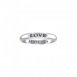 LOVE AUSTRALIA Sterling Silver Ring