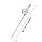 Exquisite Sterling Silver Bookmark