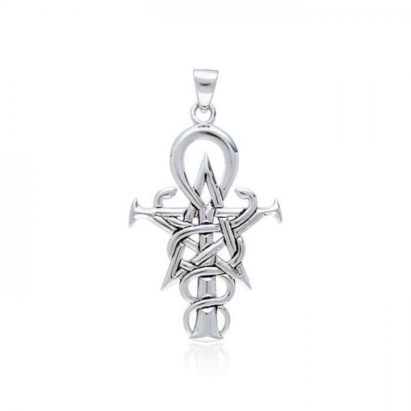 Wizardry Symbol Silver Pendant