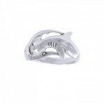 Hammerhead Shark Sterling Silver Ring