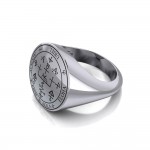 Sigil of the Archangel Uriel Sterling Silver Ring