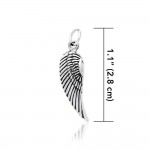 Angel Wing Silver Charme