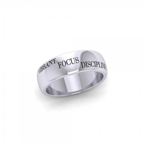 3 Words That Matter Plain Silver Ring