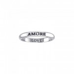 AMORE LOVE Sterling Silver Ring