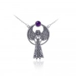Avenging Angel Silver Necklace