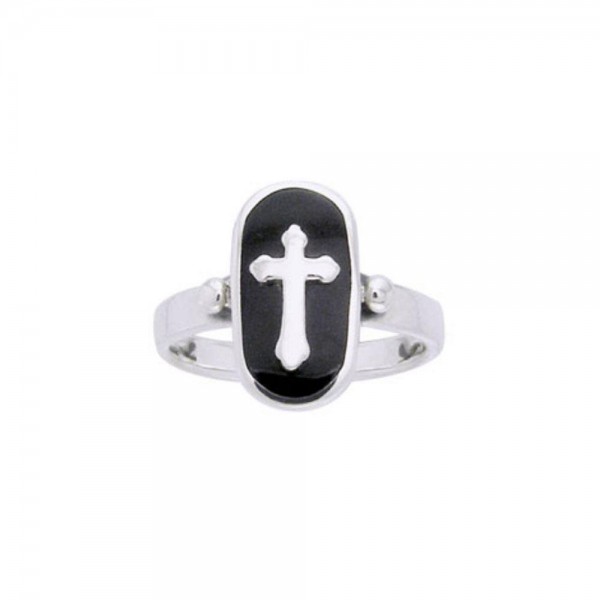 An emblem of your faith and spiritual faith ~ Sterling Silver Jewelry Celtic Cross Ring