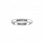 AMICUS FRIEND Sterling Silver Ring