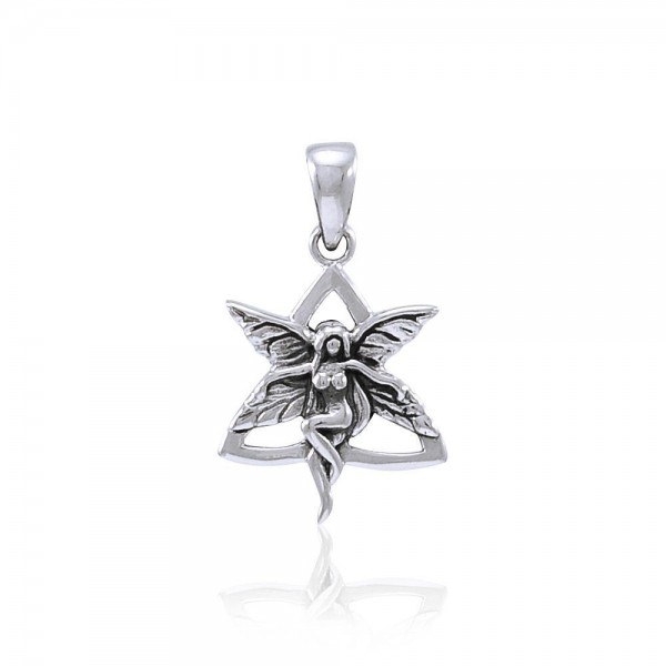 Trinity Fairy Silver Pendant