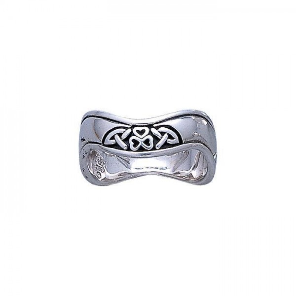 An infinite foretime and aftertime ~ Celtic Knotwork Sterling Silver Ring