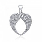 Angel Wing Sterling Silver Pendant