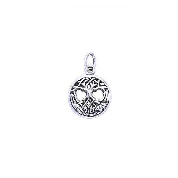 Celtic Tree of Life Silver Charm