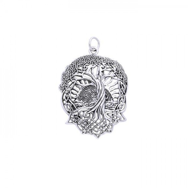 Admiration envers la création Tree of Life Sterling Silver Charm