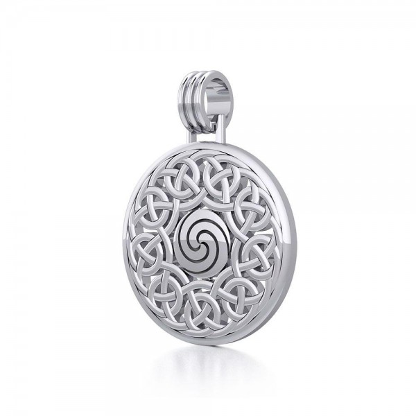 Celtic Knotwork Triskelion Pendant