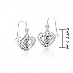 Full of Spiral Hearts ~ Sterling Silver Jewelry Earrings