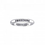FREEDOM AUSTRALIA Sterling Silver Ring