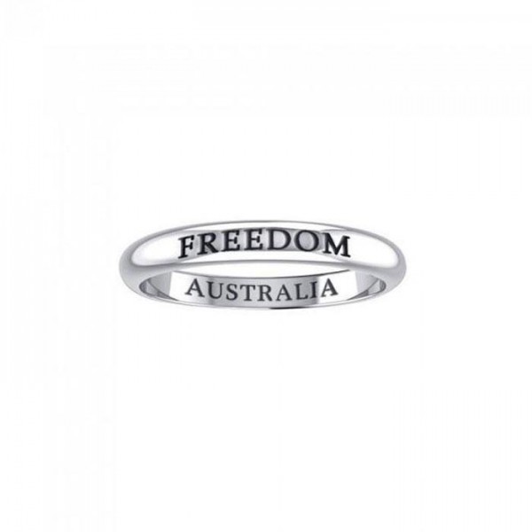 FREEDOM AUSTRALIA Sterling Silver Ring