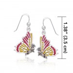 Bijoux en argent sterling Butterfly Hook Boucles d’oreilles
