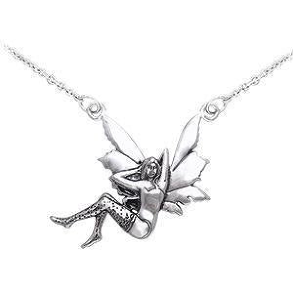 Amy Brown Glamour Fairy Sterling Silver Jewelry Necklace