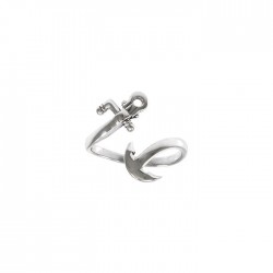 Safe in Anchor Wrap ~ Sterling Silver Ring 