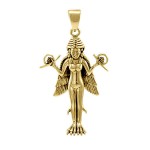 Oberon Zell Goddess Lillith Solid Gold Pendant
