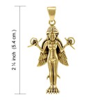 Oberon Zell Goddess Lillith Solid Gold Pendant